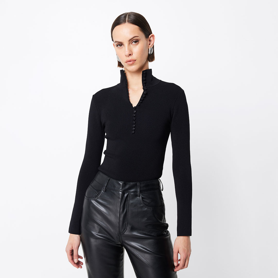 Mayfair top met lange mouwen