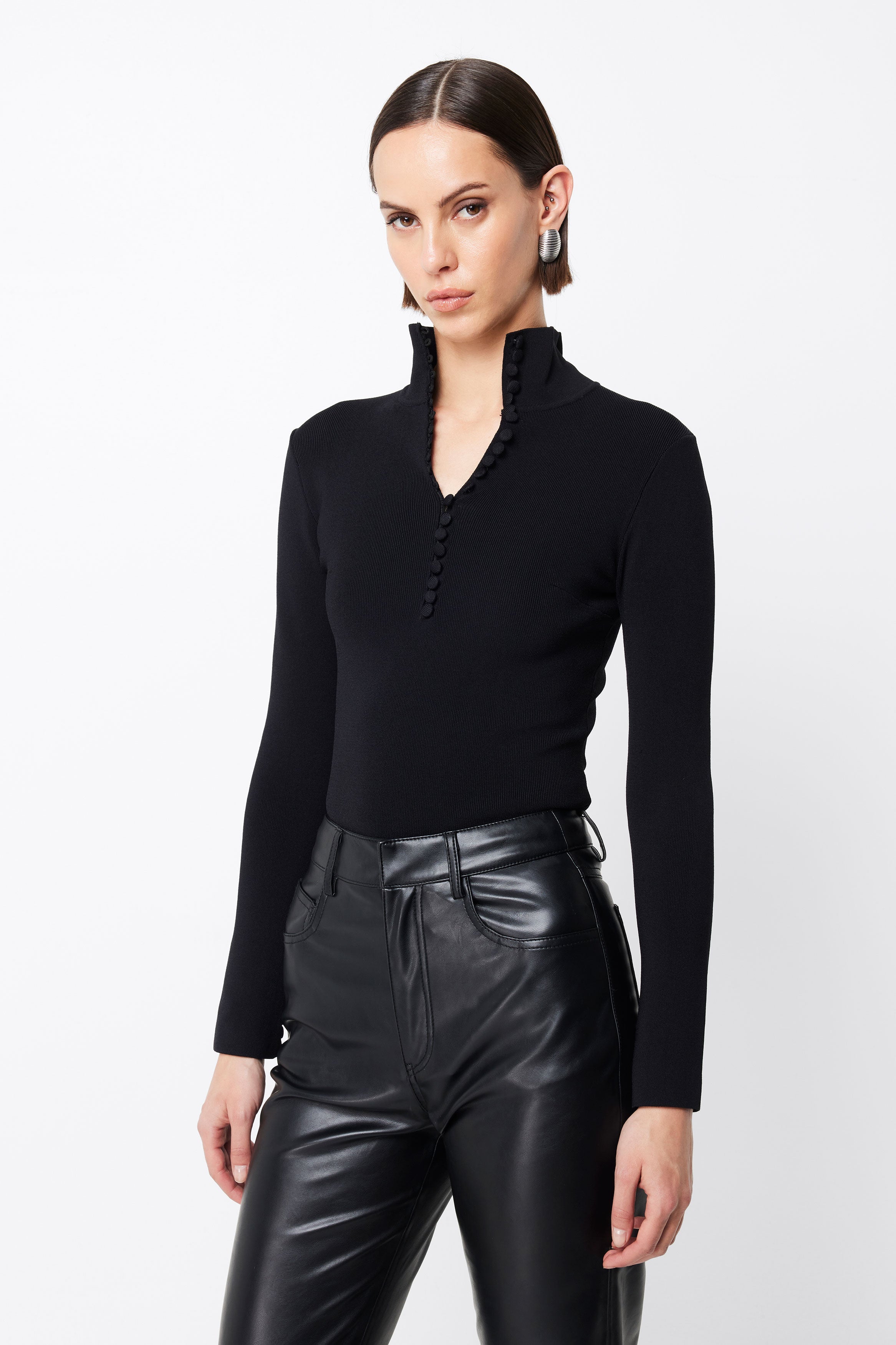 Mayfair top met lange mouwen