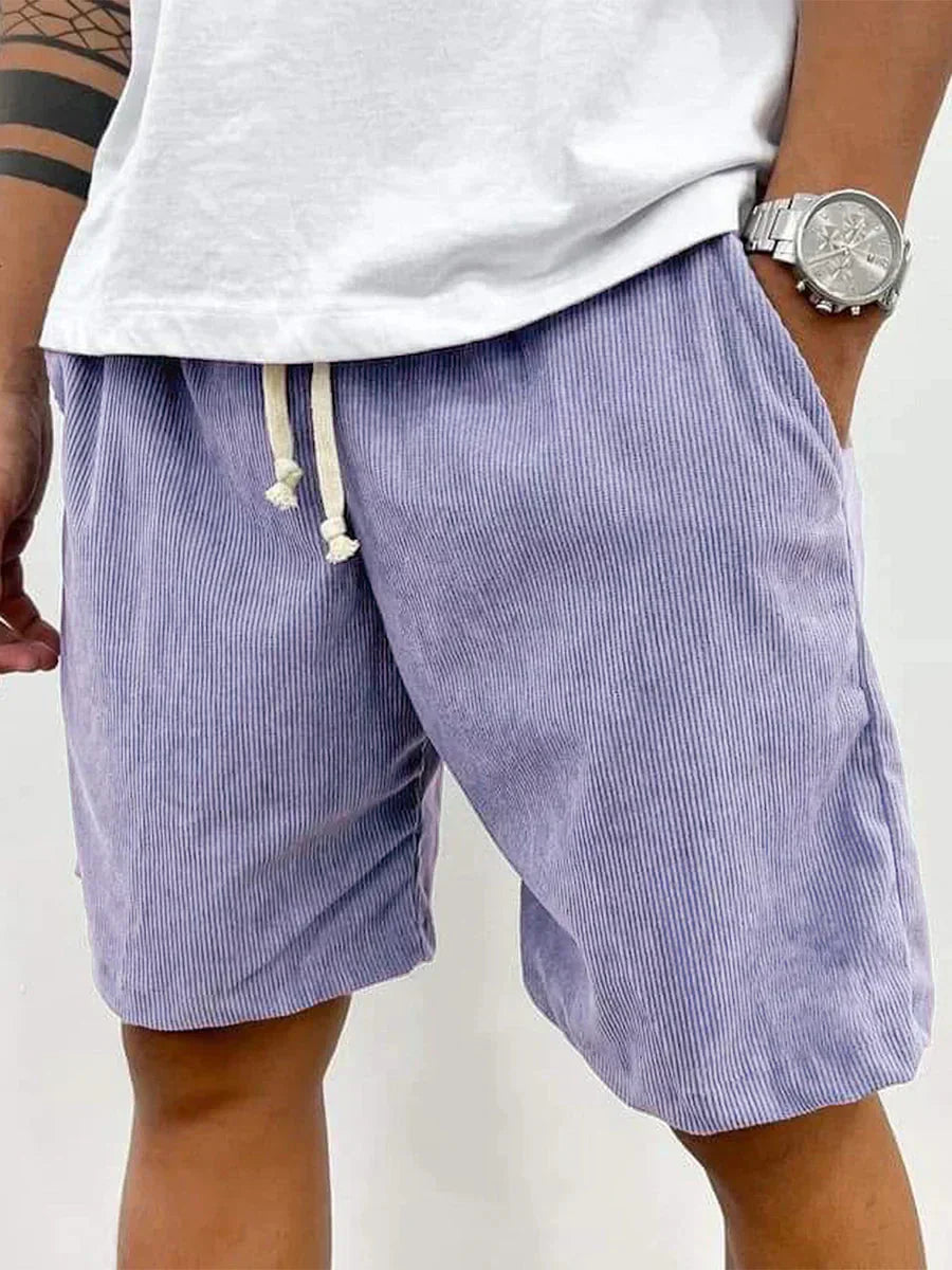 Heren shorts met ceintuurlussen en zijzakken