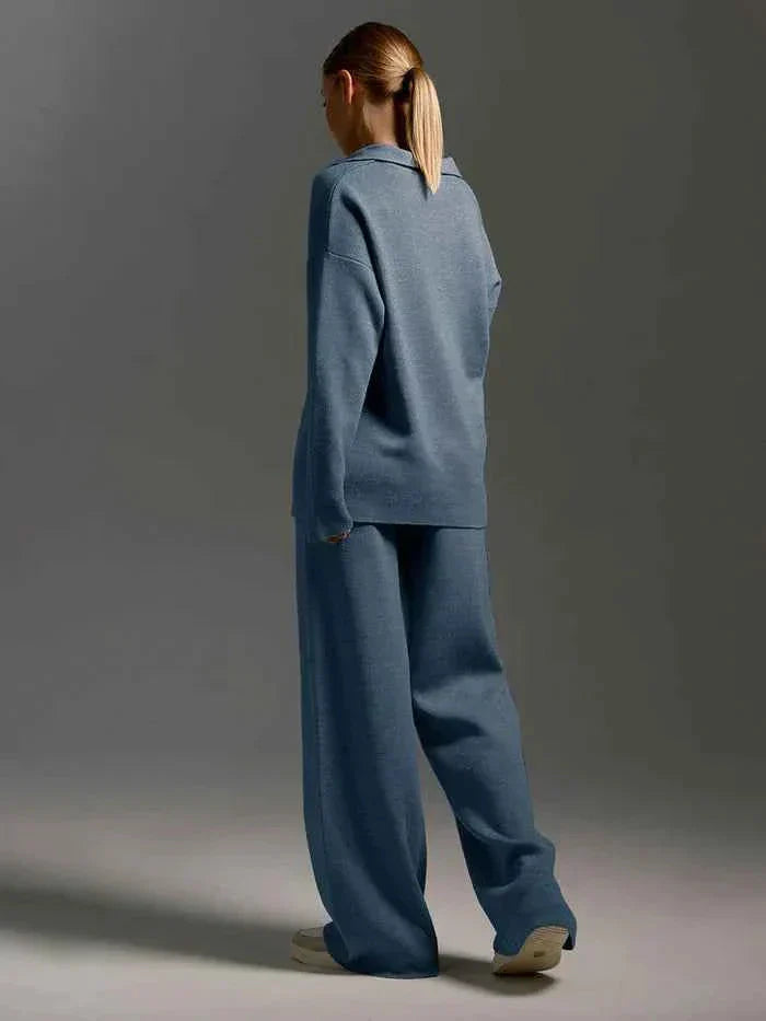 Dames set met trui en wijde broek
