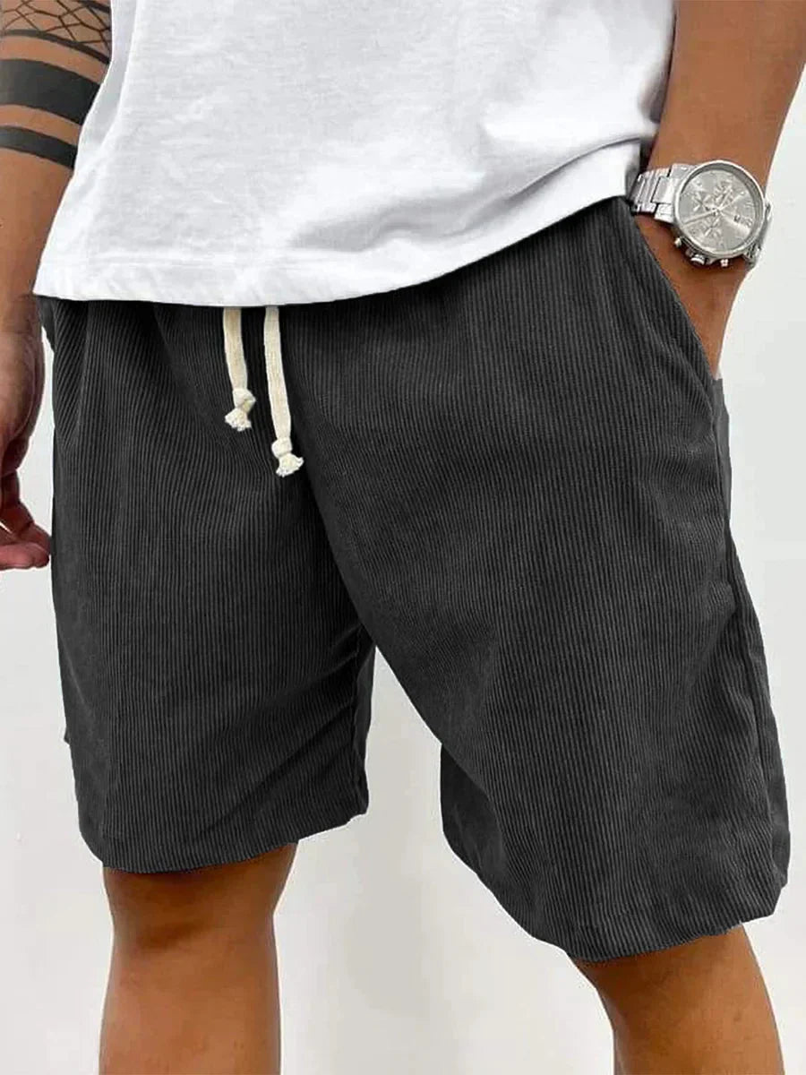 Heren shorts met ceintuurlussen en zijzakken