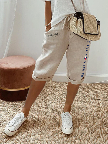 Katoenen korte broek voor dames
