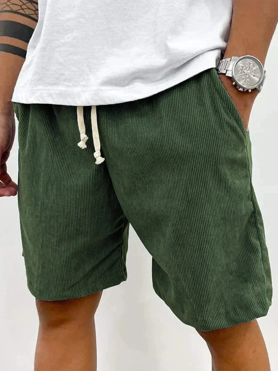 Heren shorts met ceintuurlussen en zijzakken
