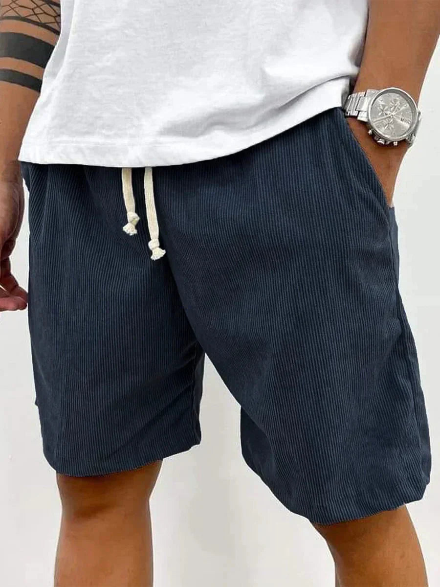 Heren shorts met ceintuurlussen en zijzakken