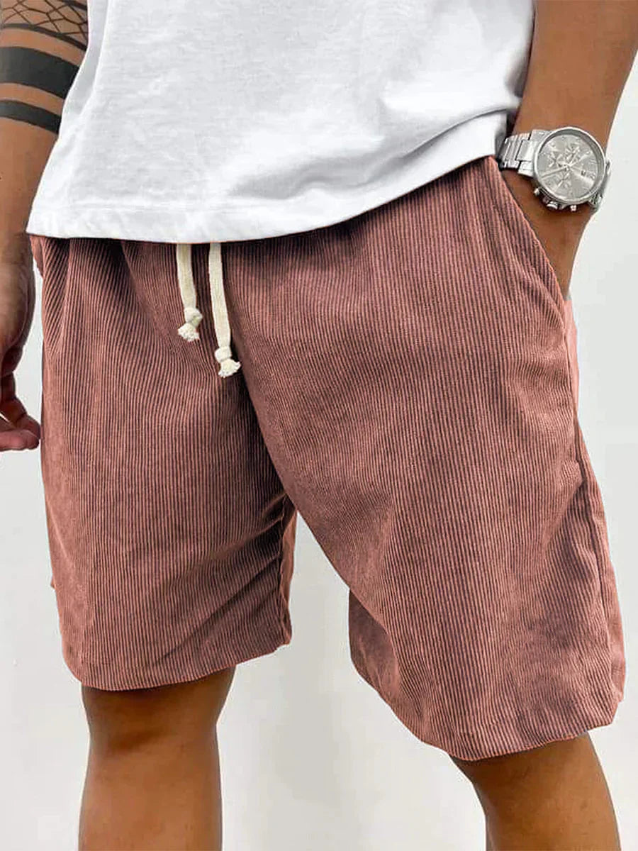 Heren shorts met ceintuurlussen en zijzakken