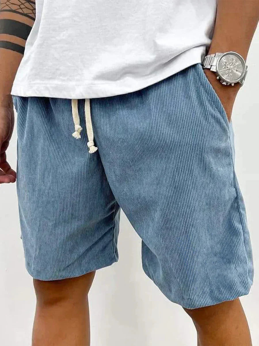 Heren shorts met ceintuurlussen en zijzakken