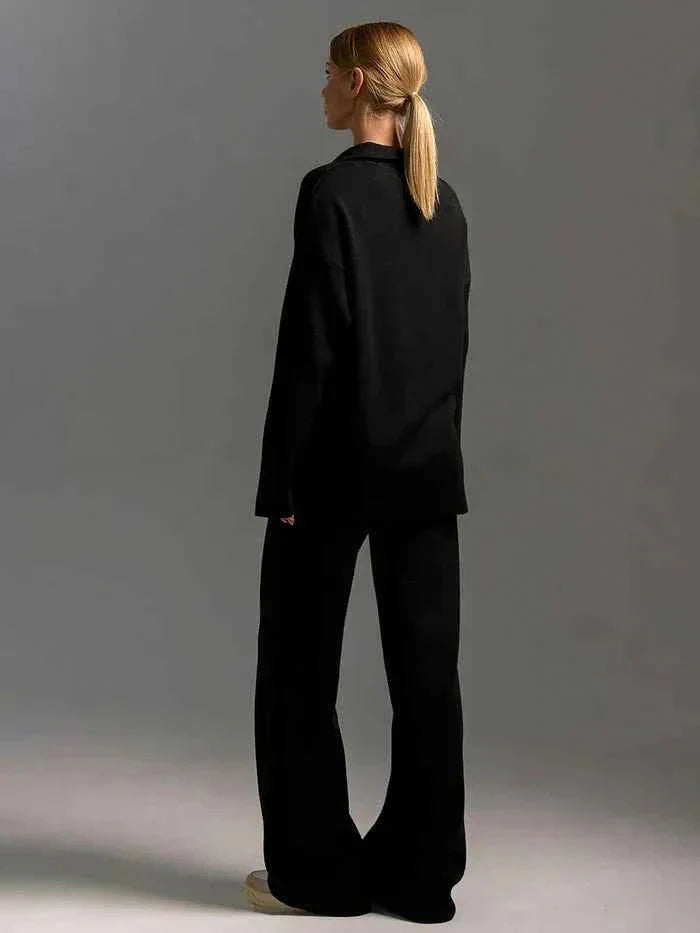 Dames set met trui en wijde broek